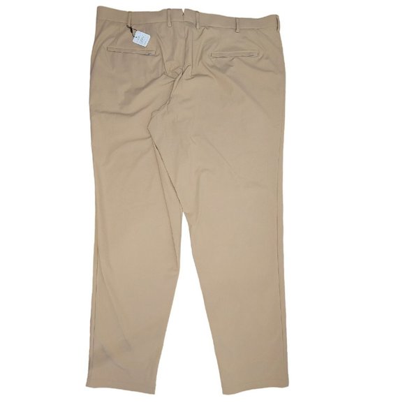 Sene Mens 42X36 Soho Flex Dress Pants Slacks Golf Suit Sport Tech Stretch Khaki - Picture 2 of 4